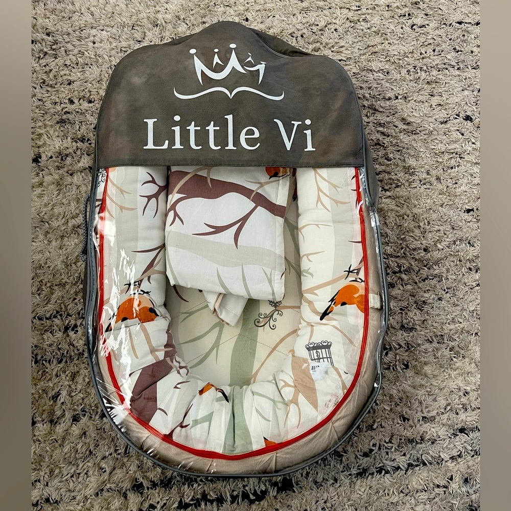 Nature co-sleeper bassinet bed for travel or pack and nap